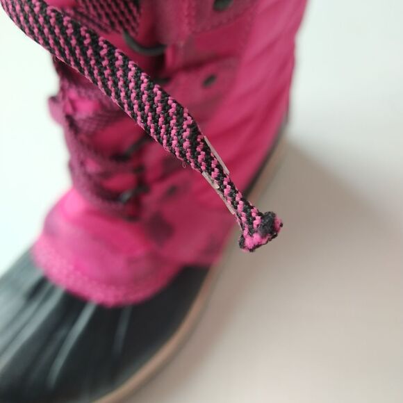 Sorel Pink Tofino Faux Fur Ice Rubber Boots - Picture 7 of 11